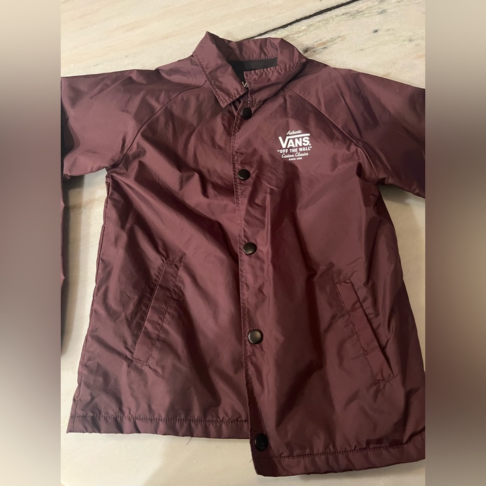 Vans jacket kids size small
